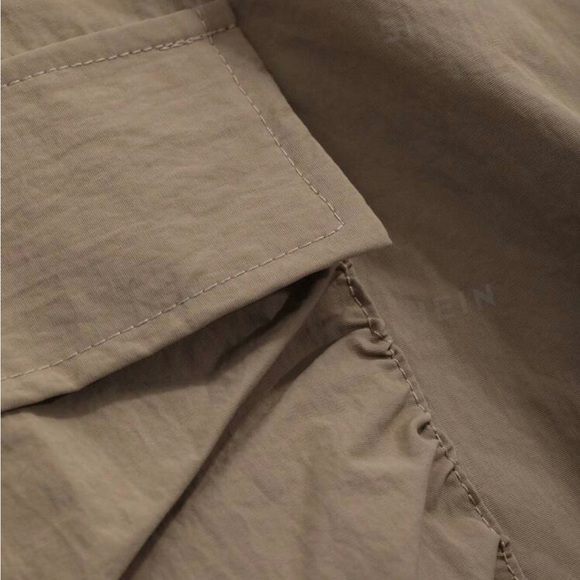 Womens Solid Color flap Pocket Casual skirt | Army skirt | S-M | Khaki | $20 - Picture 9 of 13